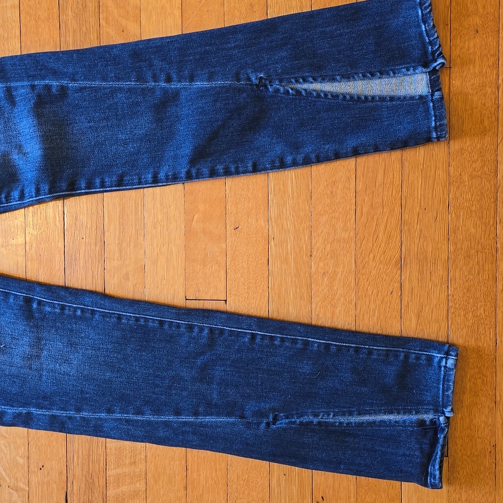 NWT, Pistola, Teagan-Spree, Dark Denim High Rise Front Slit Jeans, Women's 27 - Picture 10 of 16